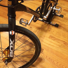 Caleb's BMX bike is getting hooked up and getting lighter and lighter all the time now with these carbon fiber BOX forks and TURN 3 polished aluminum 135mm cranks. He's gonna be flying around the track come this Sunday, novice 7 year old riders... Watch out