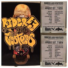 I have a sweet group art show tomorrow night (Friday August 1st) from 7-10pm at @thearsenalsj. The name of the show is called "Riders and Writers". Hope to see ya there