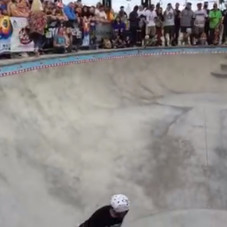 Another clip from the @elgatoclassic #elgatoclassic from last weekends get together at Palm Springs skatepark- a "fakie 360 Ollie" for friends and fans